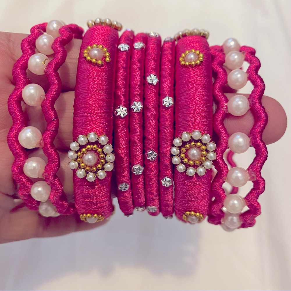 Silk Bangles - Picture 2 of 2
